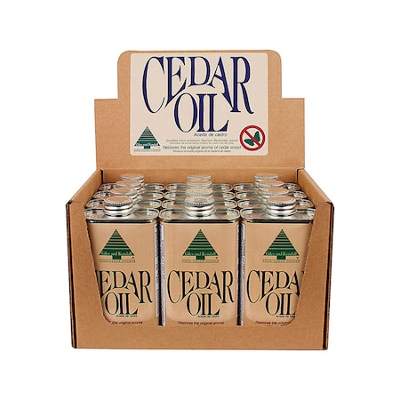 Giles & Kendall Giles & Kendall Low Luster Clear Oil-Based Cedar Oil 8 oz OIL 12-8